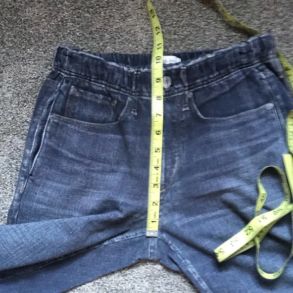 Rag & Bone Miramar Jogger Pant Jean Sweat Pants in Indigo Cotton Terry Size XS - Picture 15 of 16